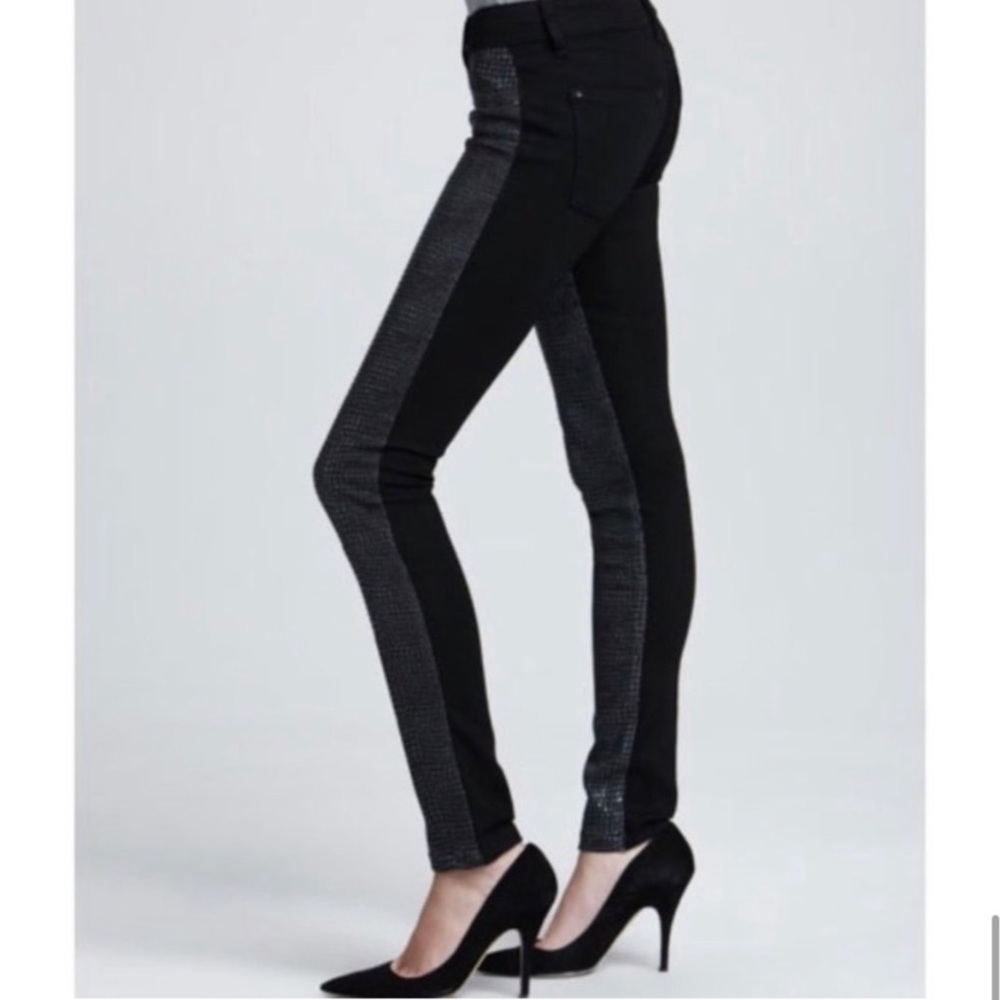 DL1961 Emma Leggings Women’s Size 27 4WAY Stretch Python Print Jeans Pants - Picture 4 of 16